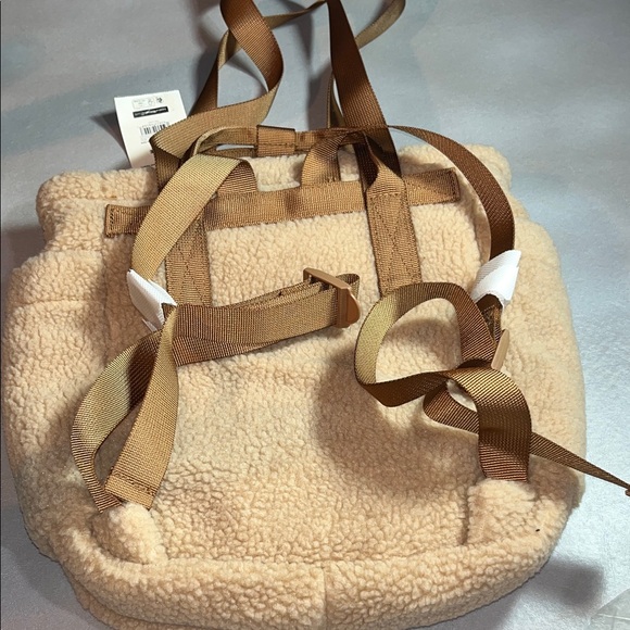 Cozy Cream Sherpa Tote Bag - Picture 3 of 4